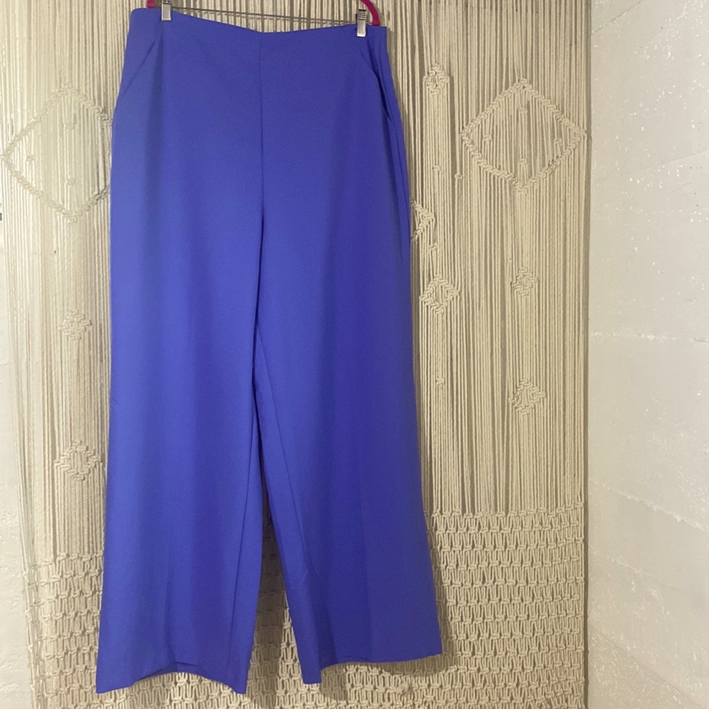 Torrid Pull On Wide Leg High Rise Pant Periwinkle NWT